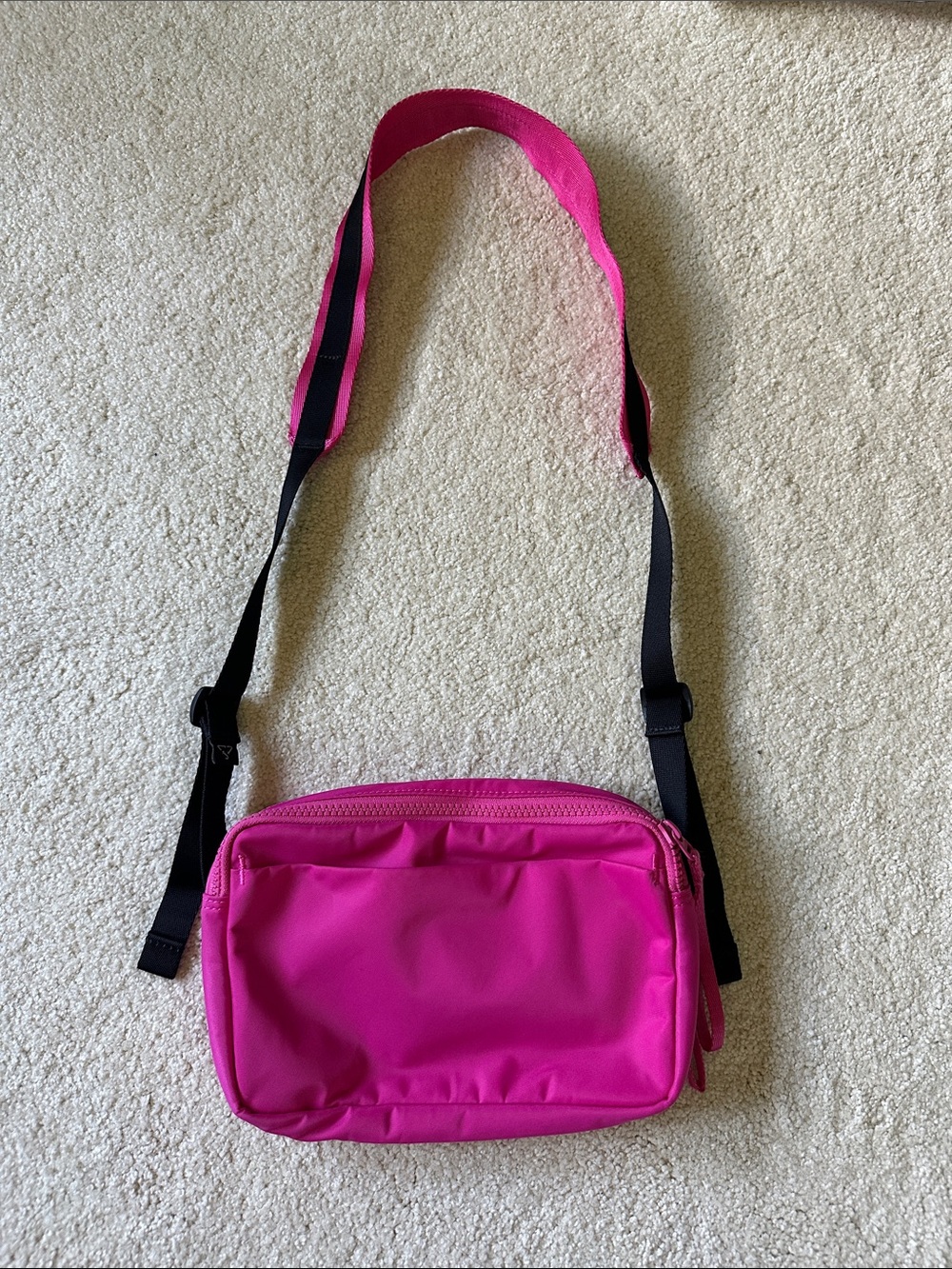 Everlane Pink Recycled Nylon Crossbody Shoulder Sling Bag